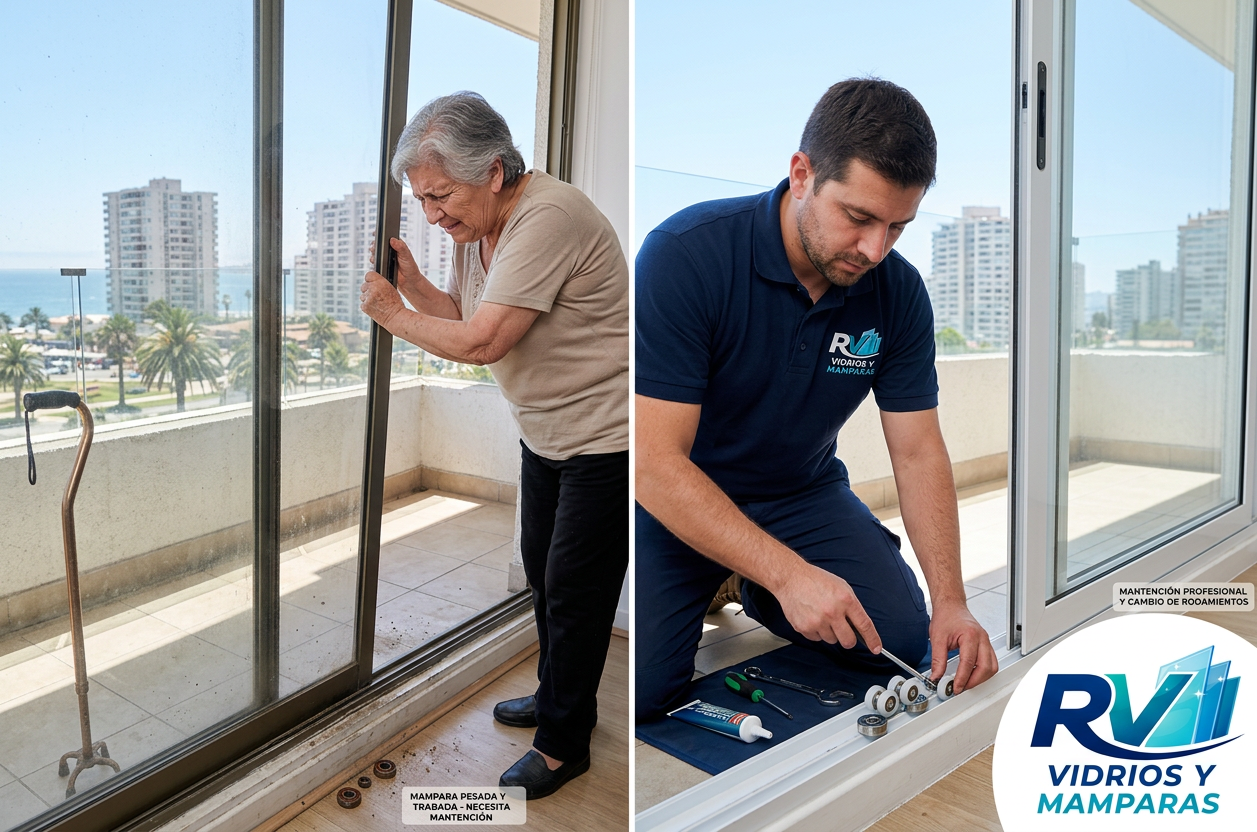 Reparación de Mampara y Vidrio
